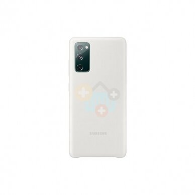 Originalus Samsung Galaxy S20 FE dėklas Silicone Cover (baltas) +++ TOP Kokybė
