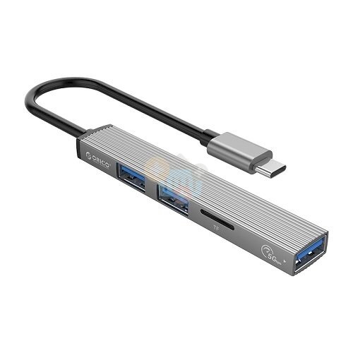 ORICO USB Type-C šakotuvas 2 x USB 2.0, 1 x USB 3.0 ir TF lizdo ORICO USB Type-C šakotuvas 2 x USB 2.0, 1 x USB 3.0 ir TF lizdo