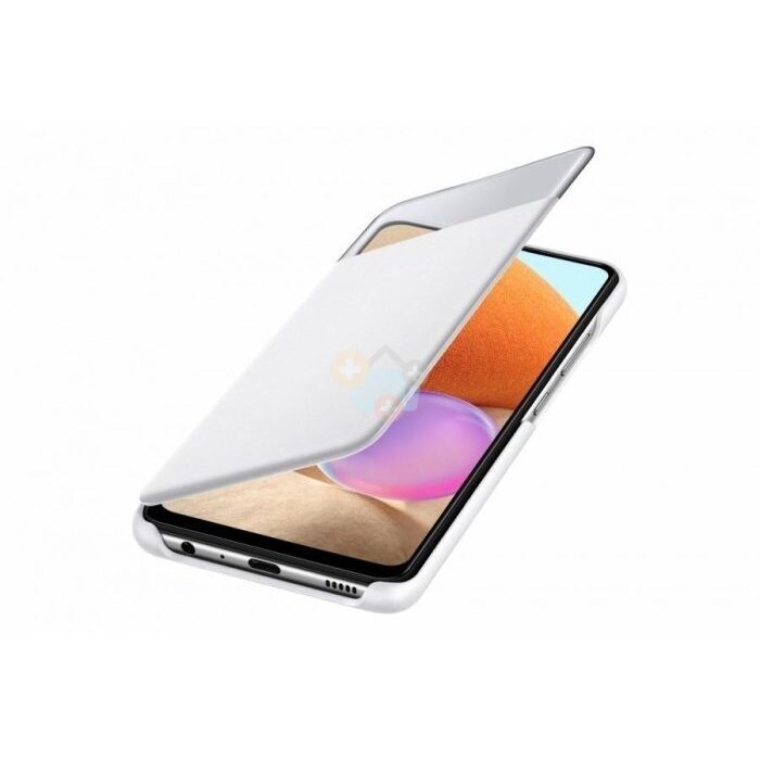 Originalus Samsung Galaxy A32 5G dėklas Smart S View Wallet Cover (baltas) +++ TOP Kokybė 2 Originalus Samsung Galaxy A32 5G dėklas Smart S View Wallet Cover (baltas) +++ TOP Kokybė 2