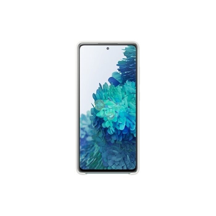 Originalus Samsung Galaxy S20 FE dėklas Silicone Cover (baltas) +++ TOP Kokybė 1