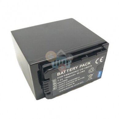 PANASONIC VW-VBD78 baterija, 7800mAh PANASONIC VW-VBD78 baterija, 7800mAh