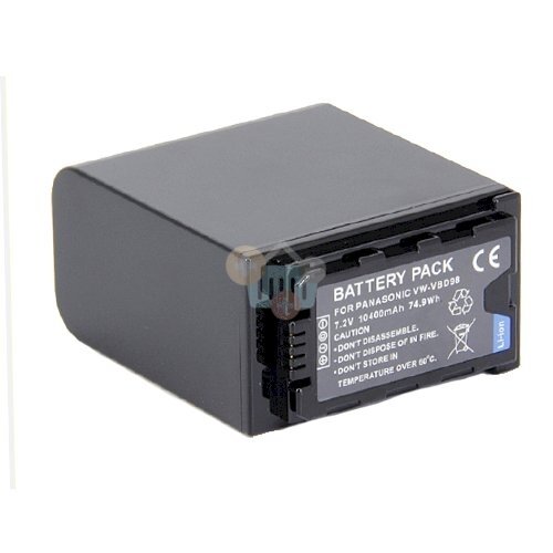 PANASONIC VW-VBD98 baterija, 10400mAh PANASONIC VW-VBD98 baterija, 10400mAh