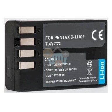 Pentax, baterija D-Li109
