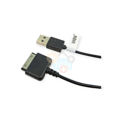 Planšetinio kompiuterio USB kabelis Nook 1m juodas Planšetinio kompiuterio USB kabelis Nook 1m juodas