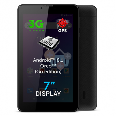 Planšetinis kompiuteris Allview AX503 7", Black, LCD, 1024×600, 8 GB, 3G, Wi-Fi, Android, 8.1 2 Planšetinis kompiuteris Allview AX503 7", Black, LCD, 1024×600, 8 GB, 3G, Wi-Fi, Android, 8.1 2