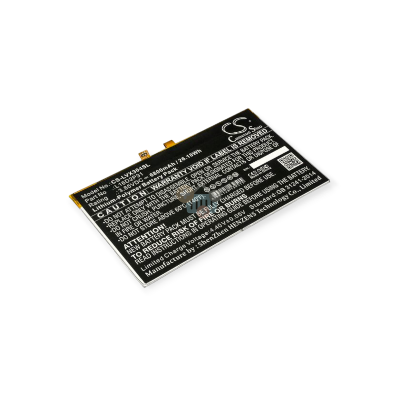Planšetinio kompiuterio baterija LENOVO SB18C15128 6800mAh +++ TOP Balansas