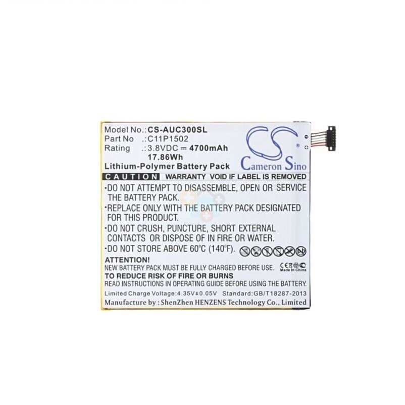 Planšetinio kompiuterio baterija Asus ZenPad 10 Z300 C11P1502 4700mAh Planšetinio kompiuterio baterija Asus ZenPad 10 Z300 C11P1502 4700mAh
