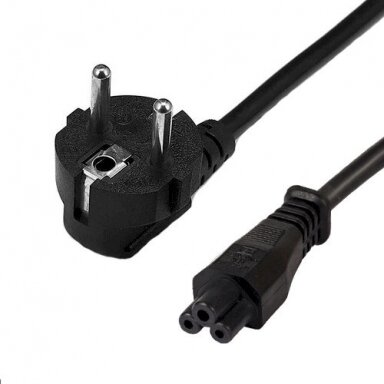 Nešiojamo kompiuterio maitinimo laidas 220V -> C5, 3m,  3x0.75 mm2 Premium