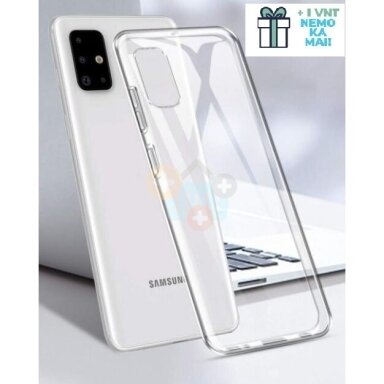 Samsung Galaxy A71 dėklas Just Must Nake (skaidrus) +++ TOP Balansas +1 vnt. NEMOKAMAI!