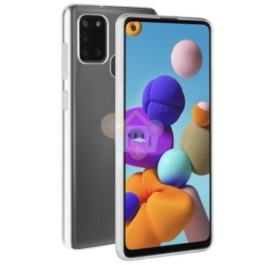 Samsung Galaxy  A21s dėklas BeHello ThinGel (skaidrus) +++ TOP Komfortas