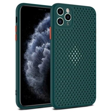 Samsung Galaxy A51 dėklas Breath Case (žalias) +++ TOP Komfortas Samsung Galaxy A51 dėklas Breath Case (žalias) +++ TOP Komfortas