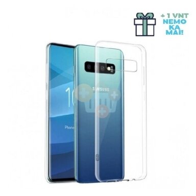 Samsung Galaxy S10e dėklas Just Must Nake (skaidrus) +++ TOP Balansas +1 vnt. NEMOKAMAI!