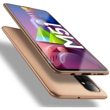 Samsung Galaxy M51 dėklas X-Level Guardian (auksinis) +++ TOP Komfortas Samsung Galaxy M51 dėklas X-Level Guardian (auksinis) +++ TOP Komfortas
