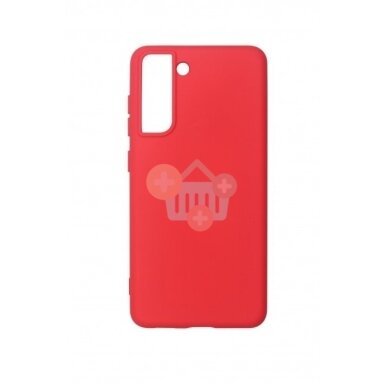 Samsung Galaxy S21 FE 5G dėklas Just Must Candy Silicone (raudonas) +++ TOP Balansas