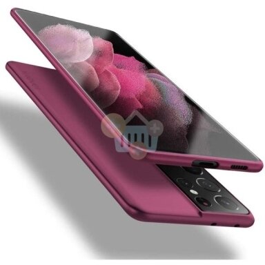 Samsung Galaxy S21 Ultra, S30 Ultra dėklas X-Level Guardian (bordo) +++ TOP Komfortas Samsung Galaxy S21 Ultra, S30 Ultra dėklas X-Level Guardian (bordo) +++ TOP Komfortas