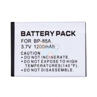 SAMSUNG BP85A baterija, 1200mAh SAMSUNG BP85A baterija, 1200mAh