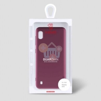 Samsung Galaxy A10 dėklas X-Level Guardian (bordo) +++ TOP Komfortas 3 Samsung Galaxy A10 dėklas X-Level Guardian (bordo) +++ TOP Komfortas 3