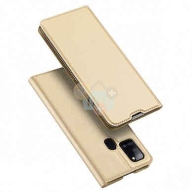 Samsung Galaxy A21s (A217) dėklas Dux Ducis Skin Pro (auksinis) +++ TOP Balansas Samsung Galaxy A21s (A217) dėklas Dux Ducis Skin Pro (auksinis) +++ TOP Balansas