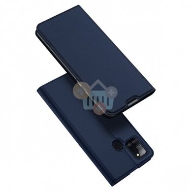 Samsung Galaxy A21s (A217) dėklas Dux Ducis Skin Pro (tamsiai mėlynas) +++ TOP Balansas