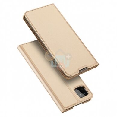 Samsung Galaxy A22 5G (A226) dėklas Dux Ducis Skin Pro (auksinis) +++ TOP Balansas Samsung Galaxy A22 5G (A226) dėklas Dux Ducis Skin Pro (auksinis) +++ TOP Balansas
