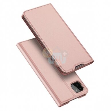 Samsung Galaxy A22 5G (A226) dėklas Dux Ducis Skin Pro (rožinis, auksinis) +++ TOP Balansas Samsung Galaxy A22 5G (A226) dėklas Dux Ducis Skin Pro (rožinis, auksinis) +++ TOP Balansas