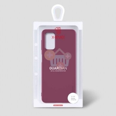 Samsung Galaxy A32 4G dėklas X-Level Guardian (bordo) +++ TOP Komfortas 4