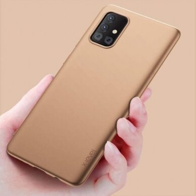 Samsung Galaxy A51 dėklas X-Level Guardian (auksinis) +++ TOP Komfortas 1 Samsung Galaxy A51 dėklas X-Level Guardian (auksinis) +++ TOP Komfortas 1