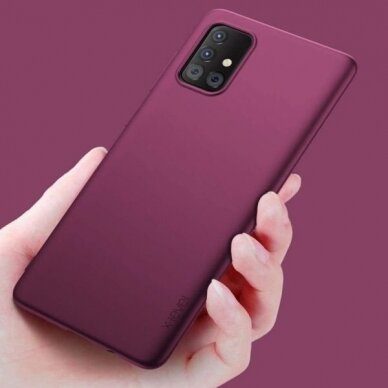 Samsung Galaxy A51 dėklas X-Level Guardian (bordo) +++ TOP Komfortas 1 Samsung Galaxy A51 dėklas X-Level Guardian (bordo) +++ TOP Komfortas 1