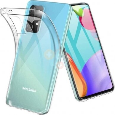 Samsung Galaxy A52, A52 5G, A52s 5G (A525, A526, A528) dėklas Mercury Antislip (skaidrus) +++ TOP Balansas