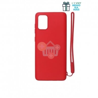 Samsung Galaxy A71 dėklas Just Must Candy Silicone (raudonas) +++ TOP Balansas +1 vnt. NEMOKAMAI! Samsung Galaxy A71 dėklas Just Must Candy Silicone (raudonas) +++ TOP Balansas +1 vnt. NEMOKAMAI!