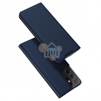 Samsung Galaxy S21 Ultra 5G (G998) dėklas Dux Ducis Skin Pro (tamsiai mėlynas) +++ TOP Balansas Samsung Galaxy S21 Ultra 5G (G998) dėklas Dux Ducis Skin Pro (tamsiai mėlynas) +++ TOP Balansas