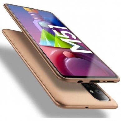 Samsung Galaxy M51 dėklas X-Level Guardian (auksinis) +++ TOP Komfortas