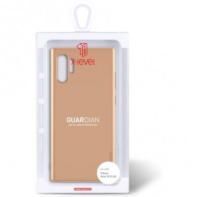 Samsung Galaxy Note 10 Plus dėklas X-Level Guardian (auksinis) +++ TOP Komfortas 3 Samsung Galaxy Note 10 Plus dėklas X-Level Guardian (auksinis) +++ TOP Komfortas 3