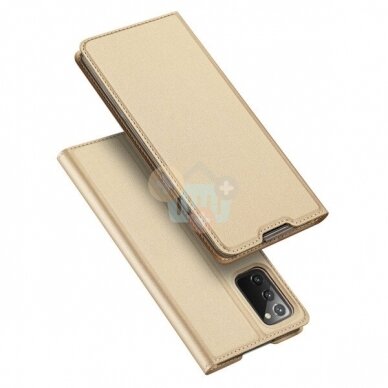 Samsung Galaxy Note 20 (N980) dėklas Dux Ducis Skin Pro (auksinis) +++ TOP Balansas