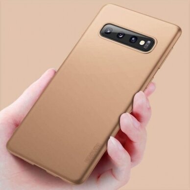 Samsung Galaxy S10 dėklas X-Level Guardian (auksinis) +++ TOP Komfortas 1