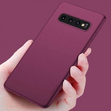 Samsung Galaxy S10 dėklas X-Level Guardian (bordo) +++ TOP Komfortas 1
