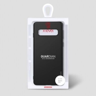 Samsung Galaxy S10 dėklas X-Level Guardian (juodas) +++ TOP Komfortas 3 Samsung Galaxy S10 dėklas X-Level Guardian (juodas) +++ TOP Komfortas 3