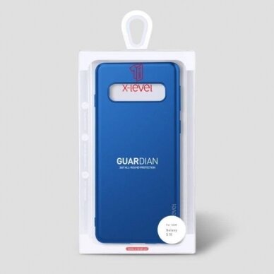 Samsung Galaxy S10 dėklas X-Level Guardian (mėlynas) +++ TOP Komfortas 3 Samsung Galaxy S10 dėklas X-Level Guardian (mėlynas) +++ TOP Komfortas 3