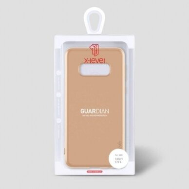 Samsung Galaxy S10e dėklas X-Level Guardian (auksinis) +++ TOP Komfortas 4 Samsung Galaxy S10e dėklas X-Level Guardian (auksinis) +++ TOP Komfortas 4