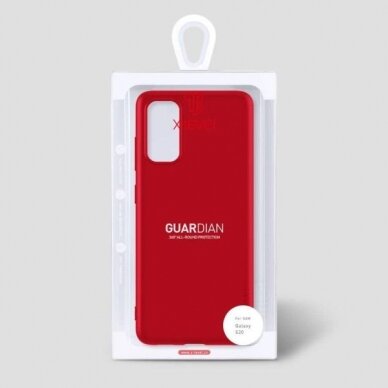Samsung Galaxy S20, S11e dėklas X-Level Guardian (raudonas) +++ TOP Komfortas 4 Samsung Galaxy S20, S11e dėklas X-Level Guardian (raudonas) +++ TOP Komfortas 4