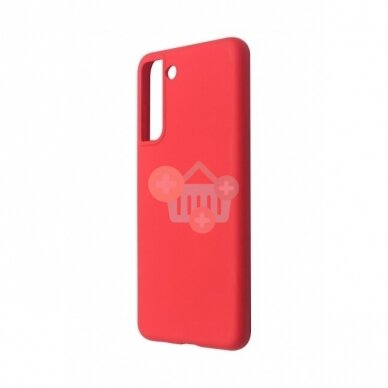 Samsung Galaxy S21 FE 5G dėklas Just Must Candy Silicone (raudonas) +++ TOP Balansas 1