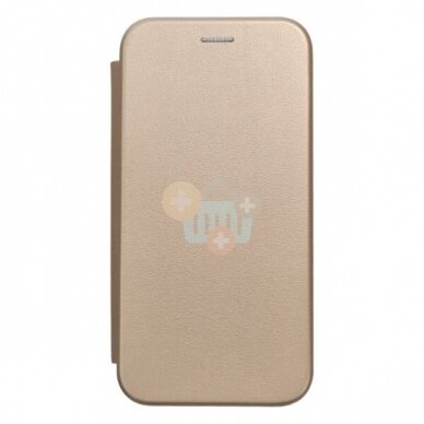 Samsung Galaxy S21 FE dėklas Book Elegance (auksinis) +++ TOP Balansas Samsung Galaxy S21 FE dėklas Book Elegance (auksinis) +++ TOP Balansas