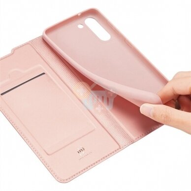 Samsung Galaxy S21 FE dėklas Dux Ducis Skin Pro (rožinis, auksinis) +++ TOP Balansas 2 Samsung Galaxy S21 FE dėklas Dux Ducis Skin Pro (rožinis, auksinis) +++ TOP Balansas 2