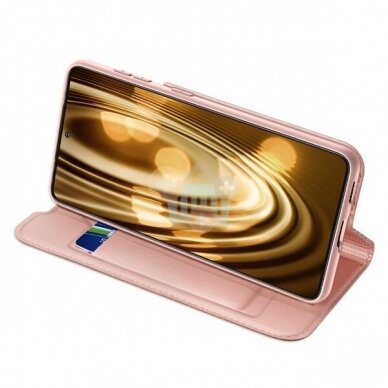 Samsung Galaxy S21 (G990), S21 5G (G991) dėklas Dux Ducis Skin Pro (rožinis, auksinis) +++ TOP Balansas 1