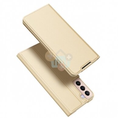 Samsung Galaxy S21 Plus 5G (G996) dėklas Dux Ducis Skin Pro (auksinis) +++ TOP Balansas Samsung Galaxy S21 Plus 5G (G996) dėklas Dux Ducis Skin Pro (auksinis) +++ TOP Balansas