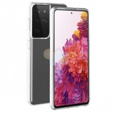 Samsung Galaxy S21 Ultra dėklas BeHello ThinGel (skaidrus) +++ TOP Komfortas Samsung Galaxy S21 Ultra dėklas BeHello ThinGel (skaidrus) +++ TOP Komfortas
