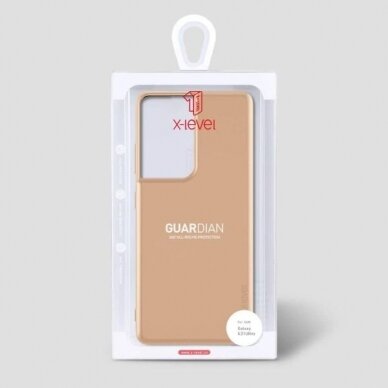 Samsung Galaxy S21 Ultra, S30 Ultra dėklas X-Level Guardian (auksinis) +++ TOP Komfortas 3 Samsung Galaxy S21 Ultra, S30 Ultra dėklas X-Level Guardian (auksinis) +++ TOP Komfortas 3