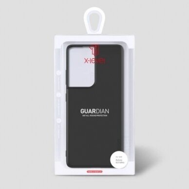 Samsung Galaxy S21 Ultra, S30 Ultra dėklas X-Level Guardian (juodas) +++ TOP Komfortas 3