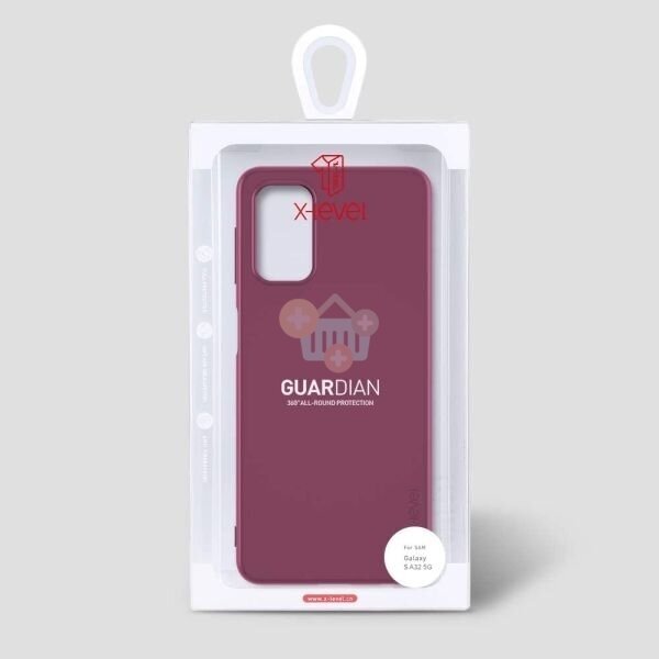 Samsung Galaxy A32 4G dėklas X-Level Guardian (bordo) +++ TOP Komfortas 4