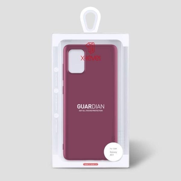 Samsung Galaxy A51 dėklas X-Level Guardian (bordo) +++ TOP Komfortas 4 Samsung Galaxy A51 dėklas X-Level Guardian (bordo) +++ TOP Komfortas 4